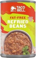 Fat free refried beans cans