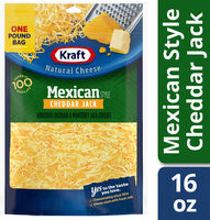 Mexican style shredded cheddar jack