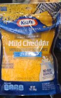 Mild cheddar finely shredded