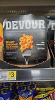 Mac & cheese with bacon, sharp cheddar