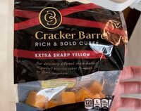Rich & bold cubes extra sharp yellow cheddar cheese