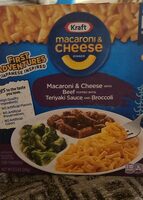 Macaroni and cheese with beef t
