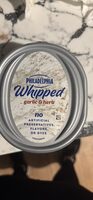 Whipped garlic & herb whipped cream cheese spread