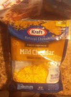 Shredded cheddar cheese