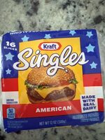 Singles American Pasteurized Prepared Cheese Product