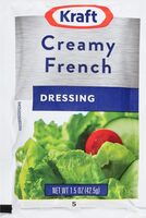 Creamy french dressing packets