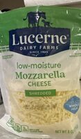 Low-moisture Mozzarella cheese shredded