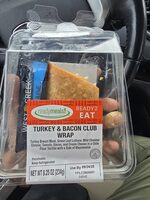 Turkey club sandwich wrap