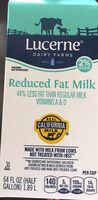 Reduced fat milk