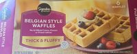 Belgian Style Waffles