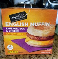 Select sausage egg cheese nuffin