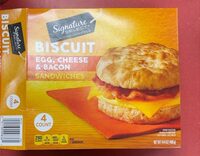 Biscuit egg cheese bacon