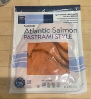 Pastrami style smoked atlantic salmon