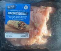 Shaved chicken breast