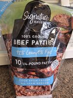 100% Ground Beef Patties