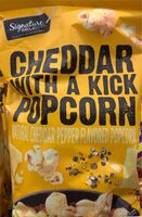 Cheddar with a kick popcorn