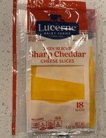Thin sclied sharp cheddar