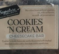 Cookies 'n cream cheesecake bar