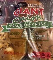 Enritched Giant Onion Hamburger Buns