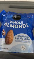 Whole Almonds Roasted & Lightly salted
