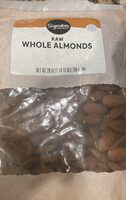 Raw whole almonds