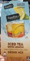Select iced tea with lemon drink mix