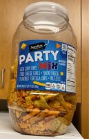 Select party mix with corn chips fried cheese curls