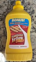 Traditional yellow mustard