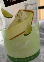 Key Lime Flavored sparking water beverage