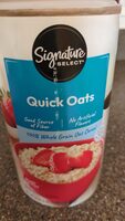 Signature select quick oats whole grain oat cereal