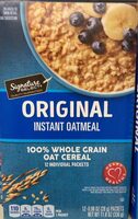 Instant Oatmeal Cereal, Original