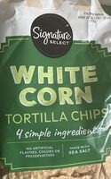 White corn tortilla chips