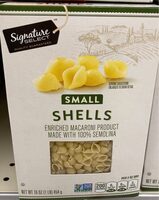 SMALL SHELLS Enriched Macaroni Product Made with Durum Wheat Semolina