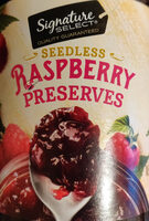 Seedless raspberry preserves, raspberry