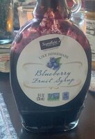 Select blueberry fruit syrup