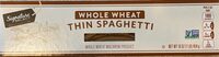 Whole Wheat Thin Spaghetti