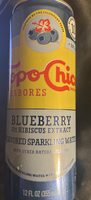 Blueberry sparkling water