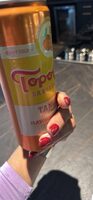 Tangerine flavored soda