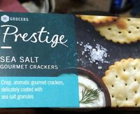 Sea Salt gourmet crackers