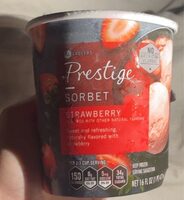Strawberry sorbet