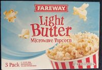 Light butter microwave popcorn
