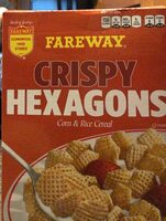 Cripsy hexagon corn & rice cereal