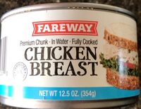 Premium chunk chicken breast in water