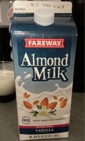 Almond milk unsweetened vanilla
