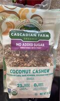 Coconut Cashew Granola