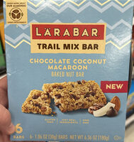 Trail Mix Bar Chocolate Coconut Macaroon Baked Nut Bar