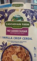 Vanilla crisp cereal