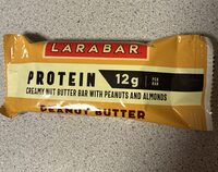 Protein creamy nut butter bar with peanuts and almonds