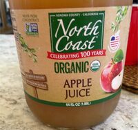 Organic apple juice