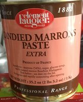 Pâte de marrons confits extra